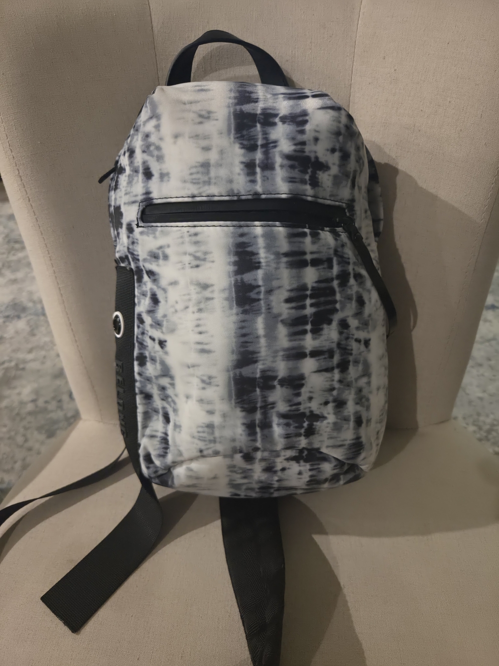 Belong Women’s Tie-Dye Black & White Sling Backpack